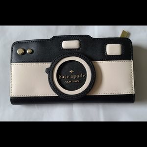Kate Spade Oh Snap Camera Large Slim Bifold Wallet